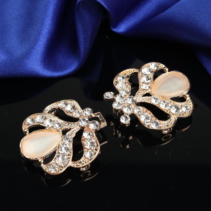 Декоративная застёжка, 7,8х3,7см, цвет золотой