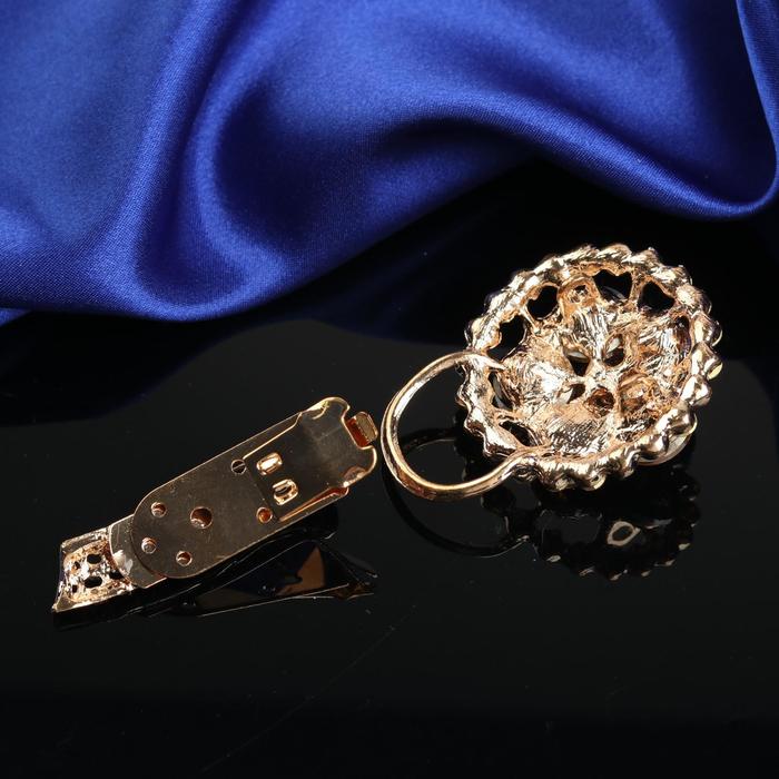 Декоративная застёжка, 8,7х3,6см, цвет золотой