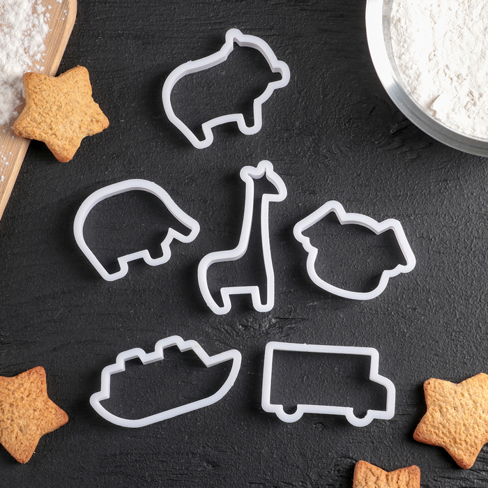 Набор форм для печенья "Путешествие", 6 шт