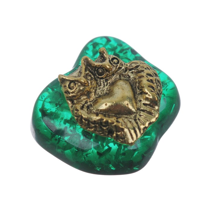 Талисман на камне "Любовные совята"