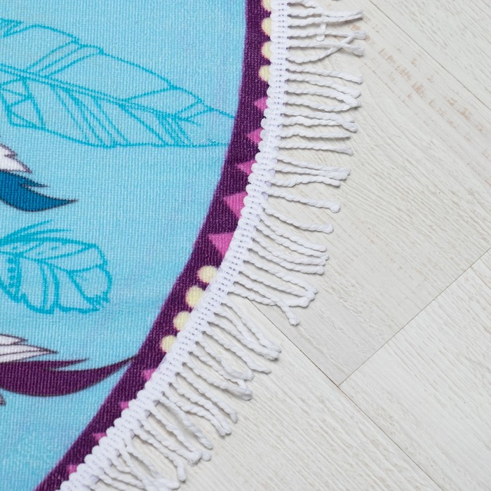 Полотенце пляжное "Этель" Sweet Dreams 120х120 см, микрофибра 220 гр/м2