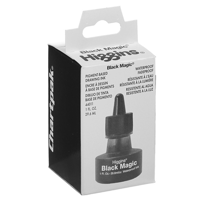 Тушь для письма и рисования художественная 29,6мл Higgins Black Magic пигментн чёрн 44011