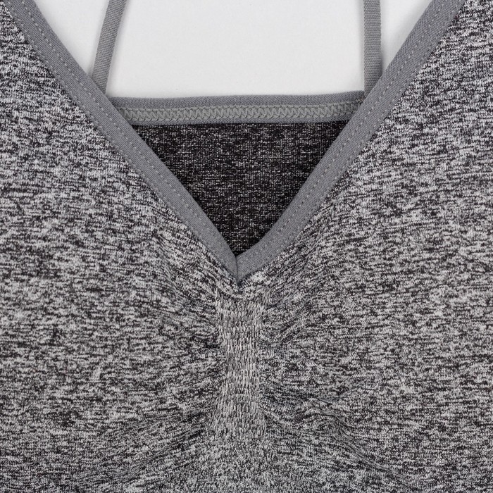 Топ-бра женский 31603, цвет серый меланж, р-р 40-42 (S)