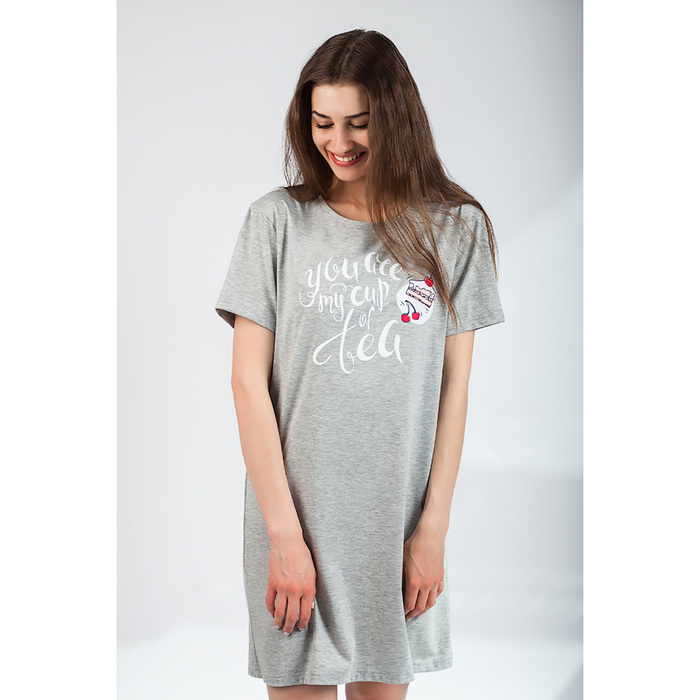 Платье женское 8984 цвет серый, р-р 48