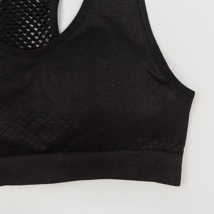 Топ-бра женский 31729, цвет чёрный, р-р 40-42 (S)