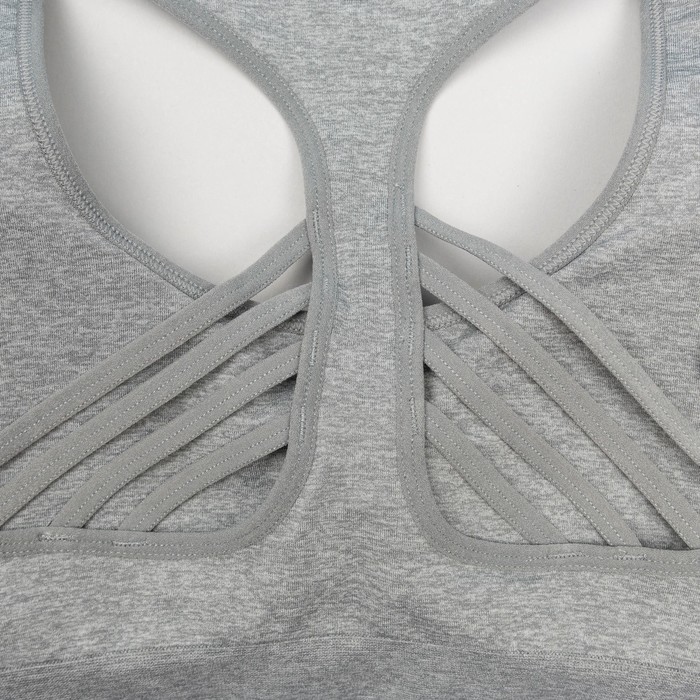 Топ-бра женский 31736, цвет серый меланж, р-р 48-50 (L)