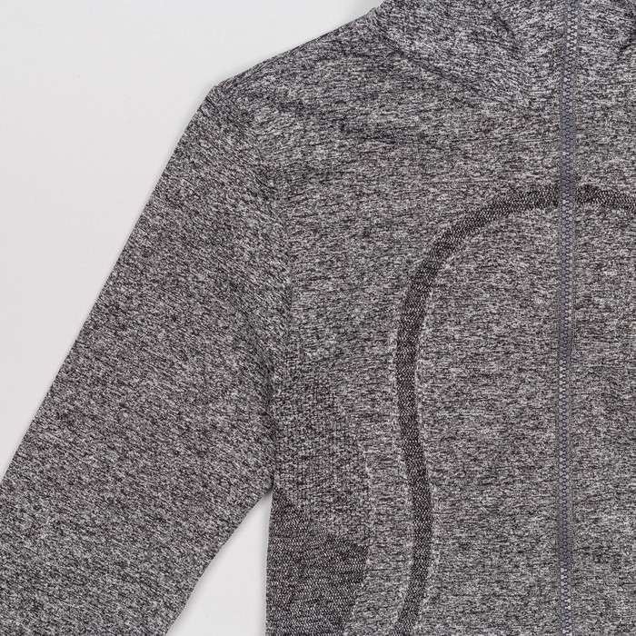 Толстовка женская спортивная 219, цвет серый меланж, р-р 44-46 (M)