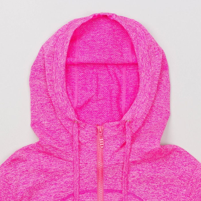 Толстовка женская спортивная 219, цвет розовый меланж, р-р 44-46 (M)