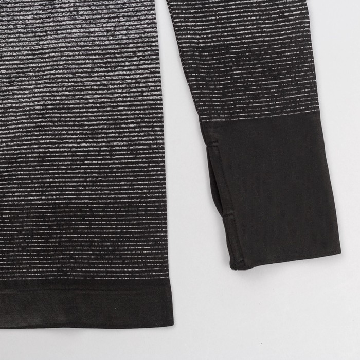 Толстовка женская спортивная 17839, цвет серый меланж/чёрный, р-р 40-42 (S)