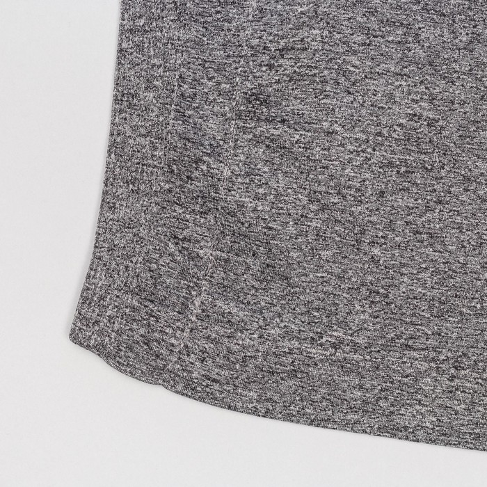 Футболка женская спортивная LF008, цвет серый меланж, р-р 40-42 (S)