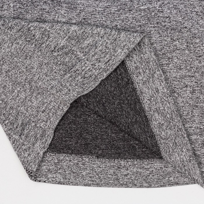 Футболка женская спортивная LF008, цвет серый меланж, р-р 48-52 (L)