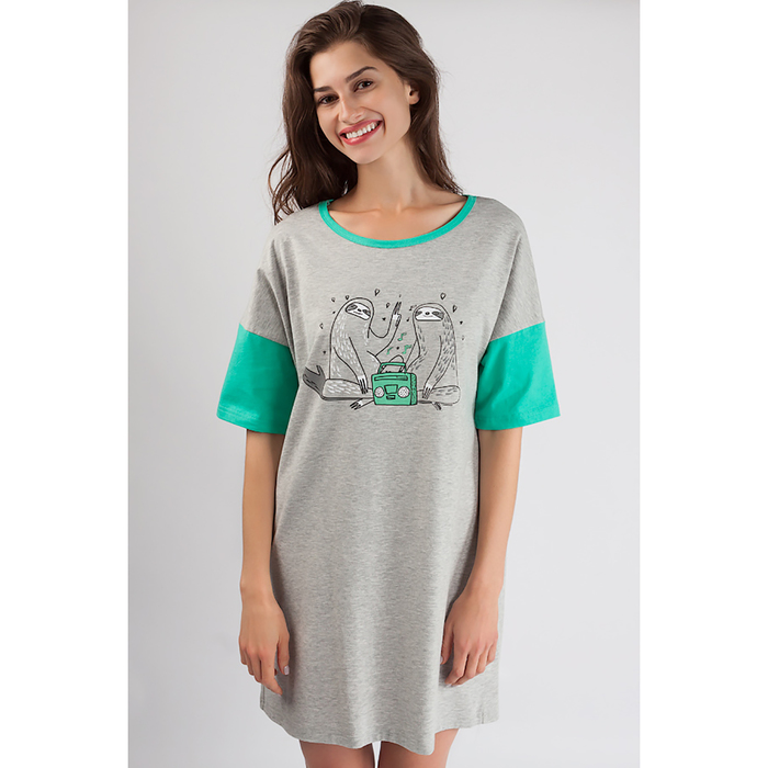 Платье женское 80105 цвет серый, р-р 48