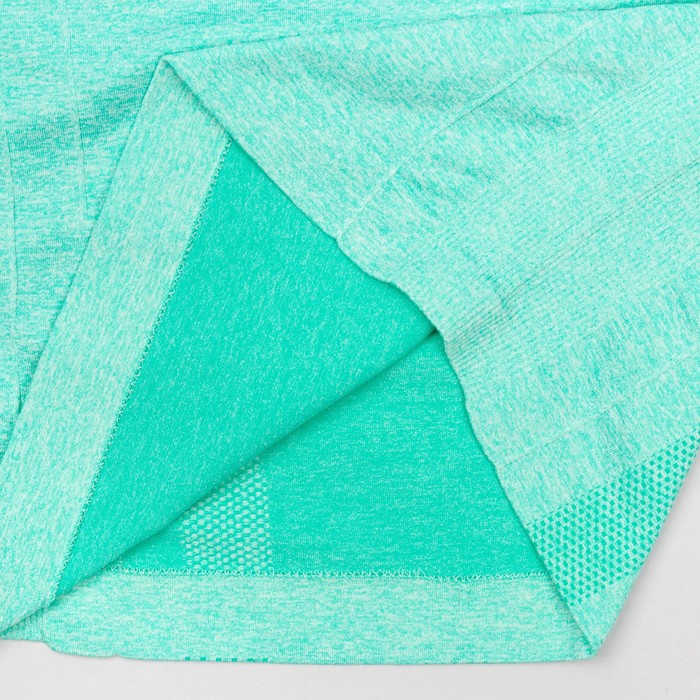 Футболка женская спортивная LF008, цвет мятный меланж, р-р 44-46 (M)