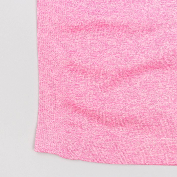 Футболка женская спортивная LF008, цвет розовый меланж, р-р 44-46 (M)