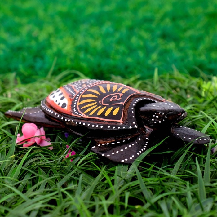 Деревянная фигурка "Черепаха" 20 см МИКС