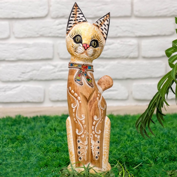 Статуэтка "Кот с бантиком" 40 см