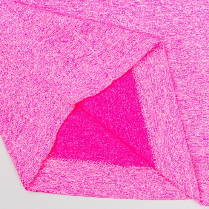 Футболка женская спортивная LF008, цвет розовый меланж, р-р 48-52 (L)