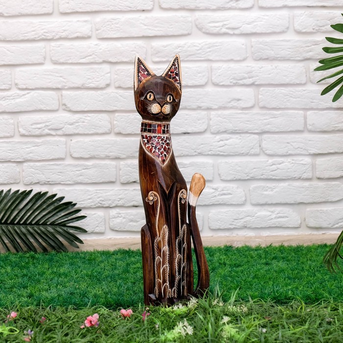 Статуэтка "Кот в ошейнике" 60 см