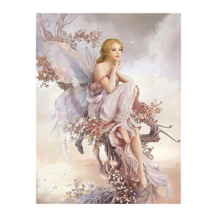 Картина стразами "Фея цветов"