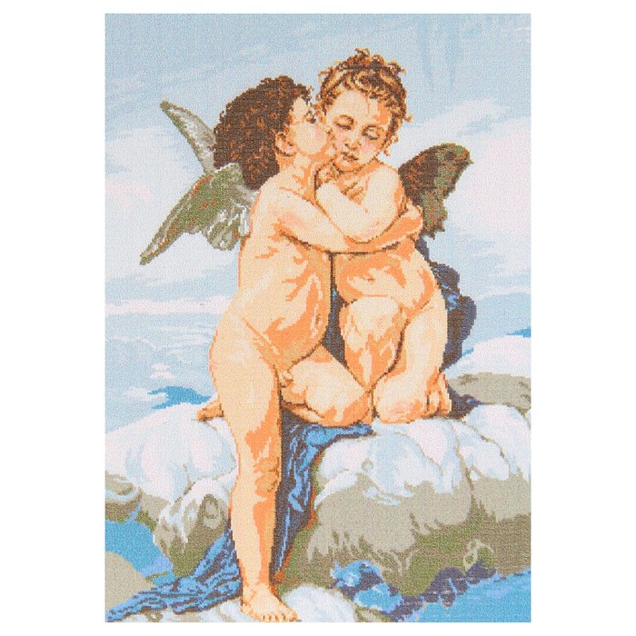 Картина стразами "Ангелочки на облаке"