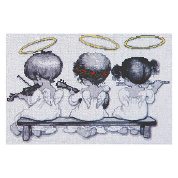 Картина стразами "Небесные музыканты"