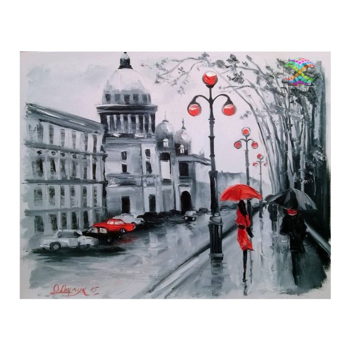 Картина стразами "Санкт-Петербург, Адмиралтейский проспект" Ольга Дарчук"