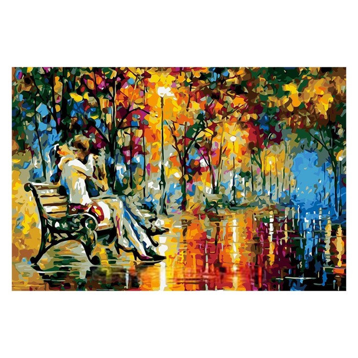 Картина стразами "Поцелуй" Леонид Афремов"