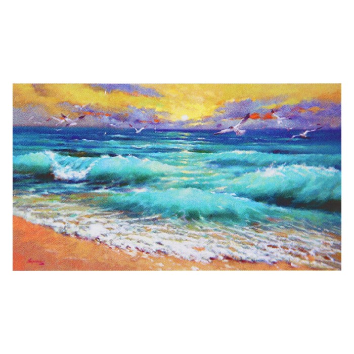 Картина стразами "Морские волны"