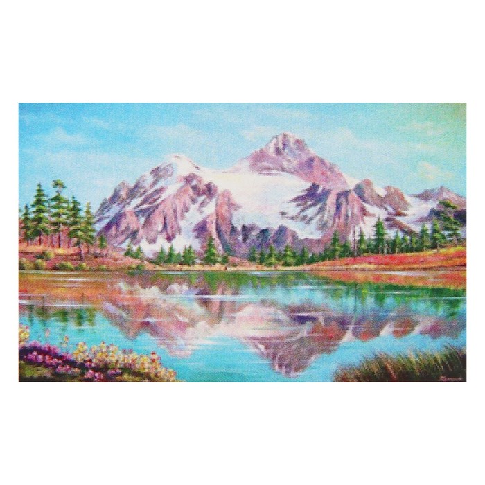 Картина стразами "Оазис в горах"