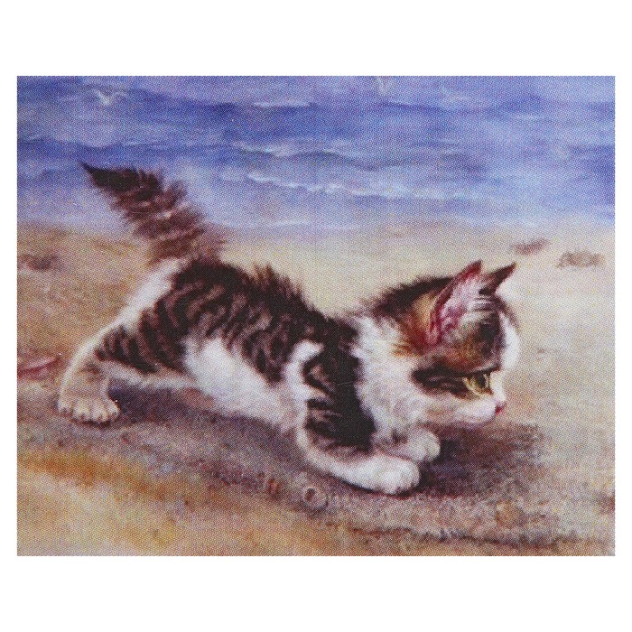 Картина стразами "Озорной котёнок"