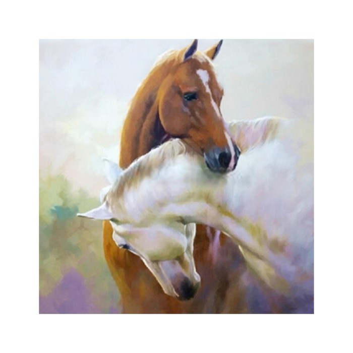 Картина стразами "Любовь к лошадям" Ломбардо Спартако"