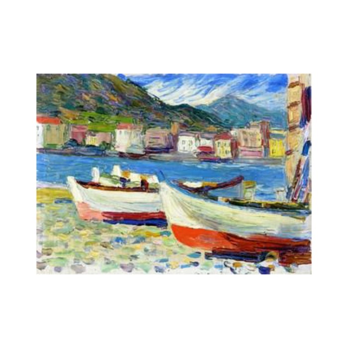 Картина стразами "Рапалло-Лодки" Василий Кандинский"