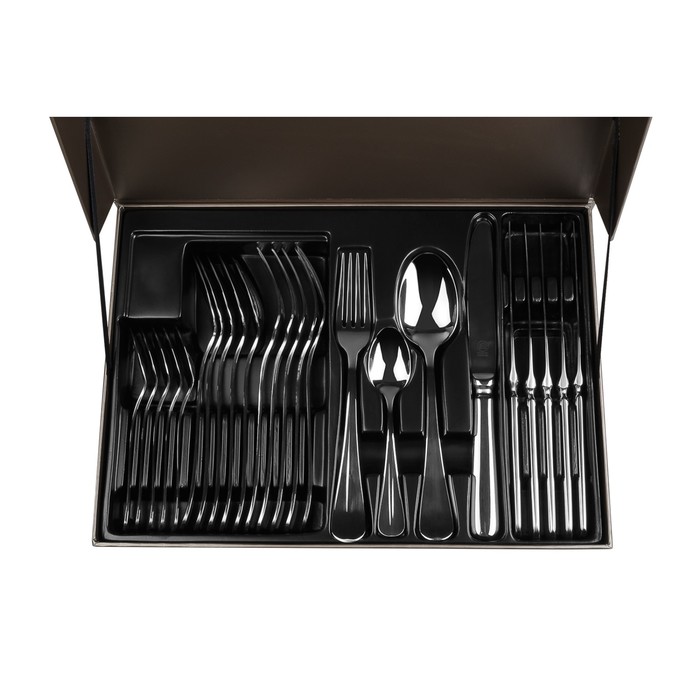 Набор столовых приборов CSS BAGUETTE, зеркальная полировка, 24 предмета