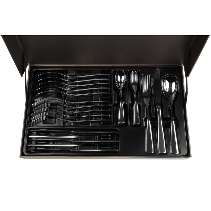 Набор столовых приборов CSS GLINDE, зеркальная полировка, 30 предметов