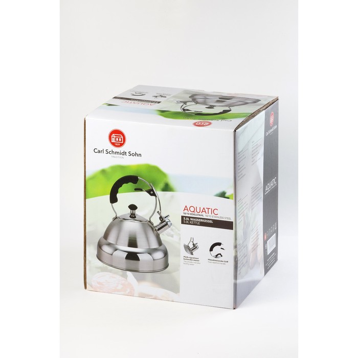 Чайник CSS AQUATIC, серый металлик, 5 л