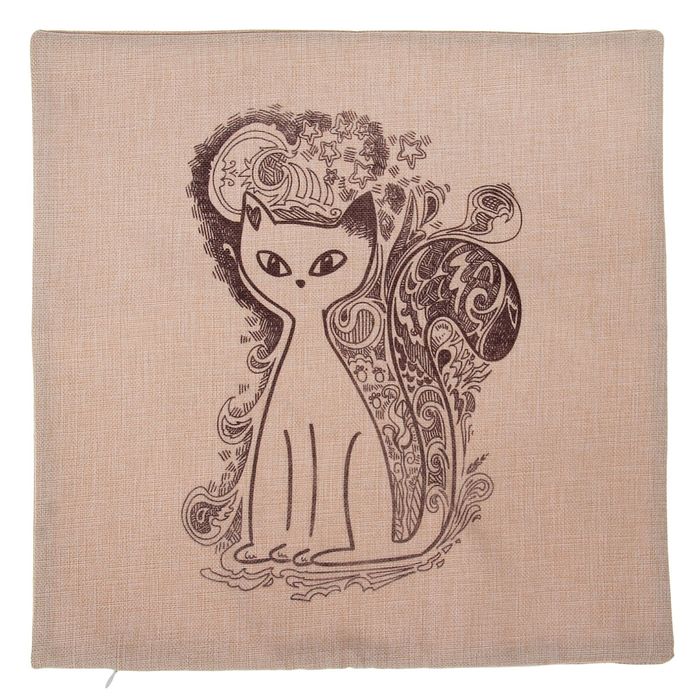 Наволочка льняная под роспись "Ассорти" в пакете