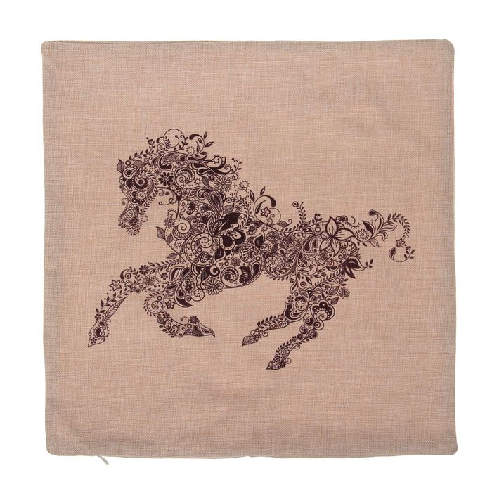 Наволочка льняная под роспись "Ассорти" в пакете