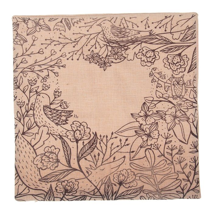 Наволочка льняная под роспись "Ассорти" в пакете