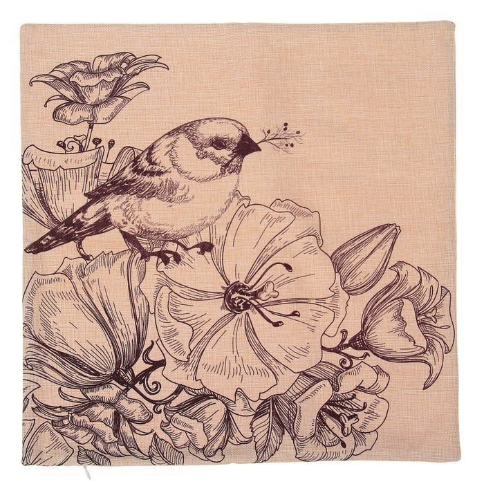 Наволочка льняная под роспись "Ассорти" в пакете