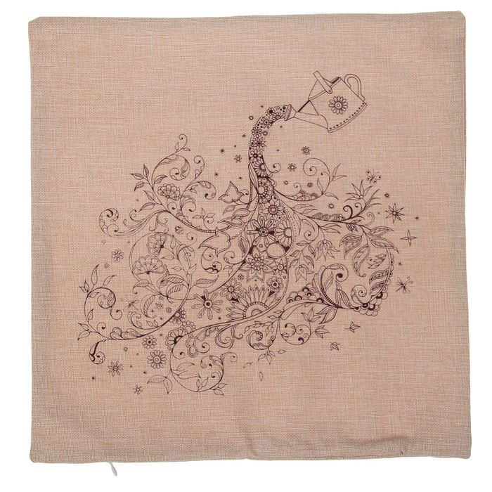 Наволочка льняная под роспись "Ассорти" в пакете