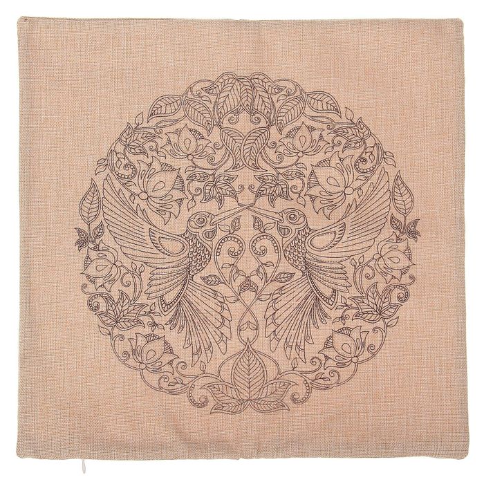 Наволочка льняная под роспись "Ассорти" в пакете