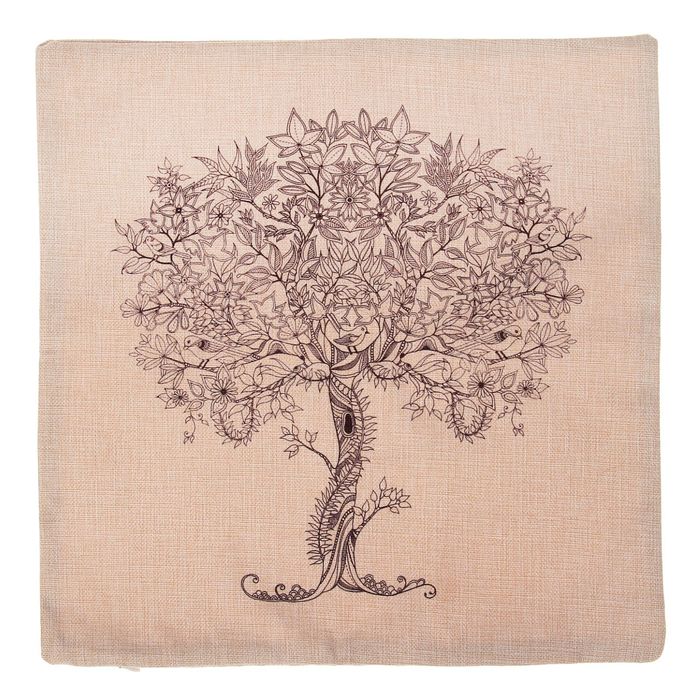 Наволочка льняная под роспись "Ассорти" в пакете