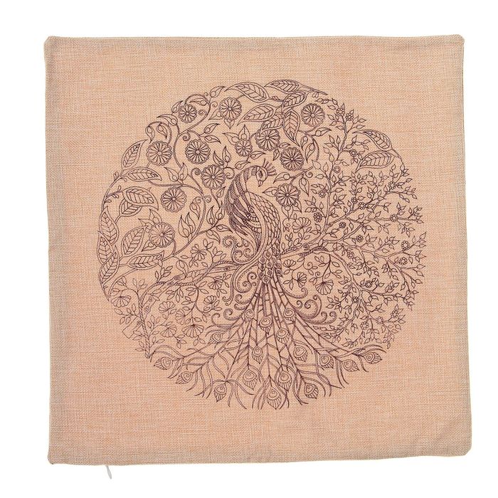 Наволочка льняная под роспись "Ассорти" в пакете