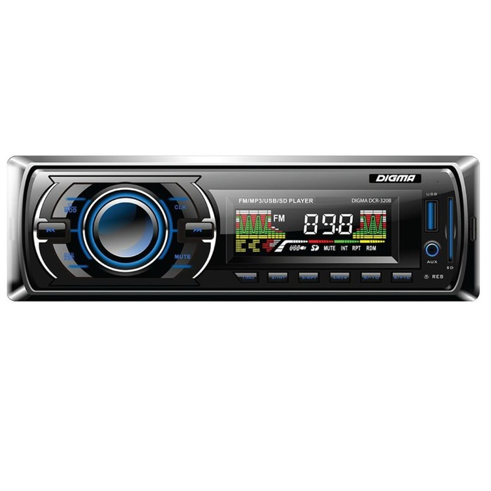 Автомагнитола Digma DCR-320B