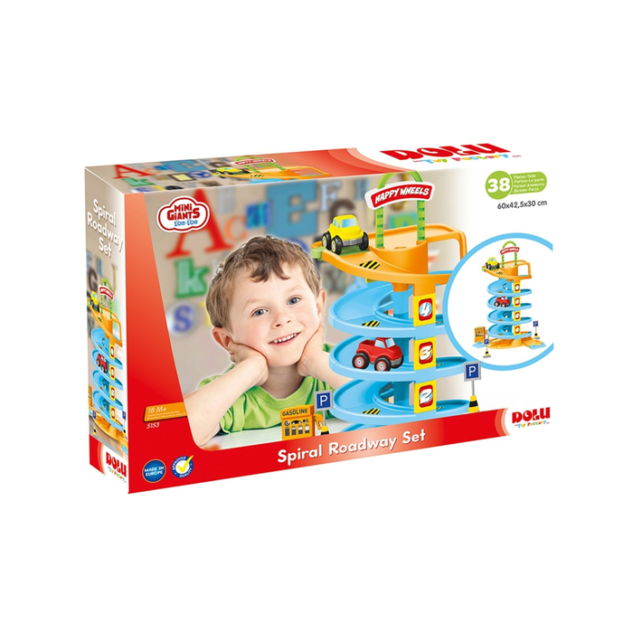 Игровой набор "Спиральная дорога с машинками"