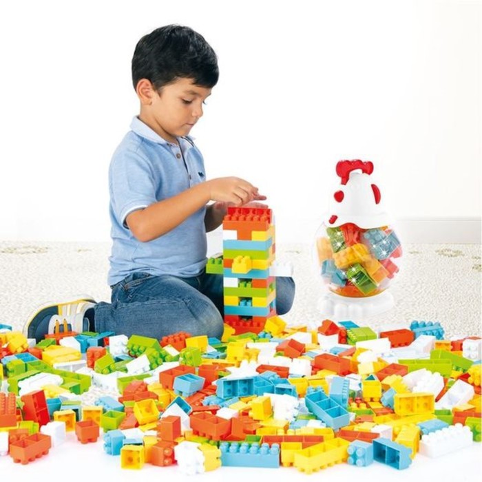 Конструктор с контейнером "Петушок", 45 элементов