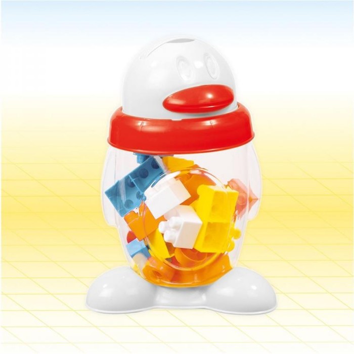 Конструктор с контейнером "Пингвинёнок", 20 элементов