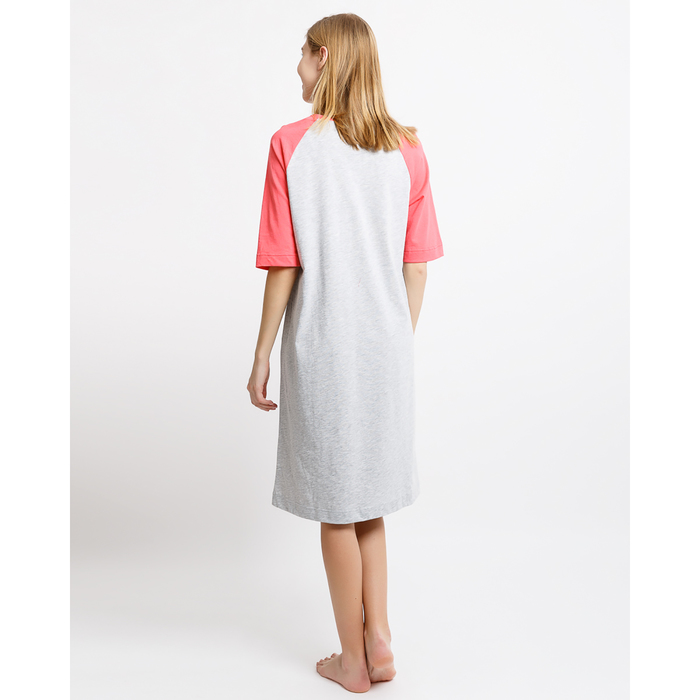 Сорочка женская 2479-16 (572323) цвет серый меланж, р-р 56 (4XL)