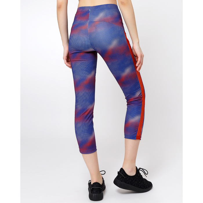 Бриджи женские 3086Н-2 (322236) цвет синий камуфляж, р-р 50 (XL)