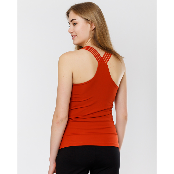 Топ женский 2763-2 (302441) цвет кирпичный, р-р 42 (XS)